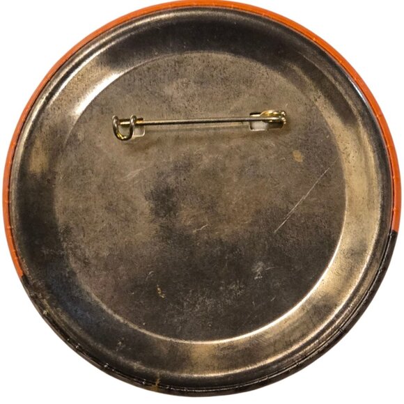 Vintage Hesston Sentry Pumping Units Promotional Pinback Button Orange Pin - Picture 3 of 12